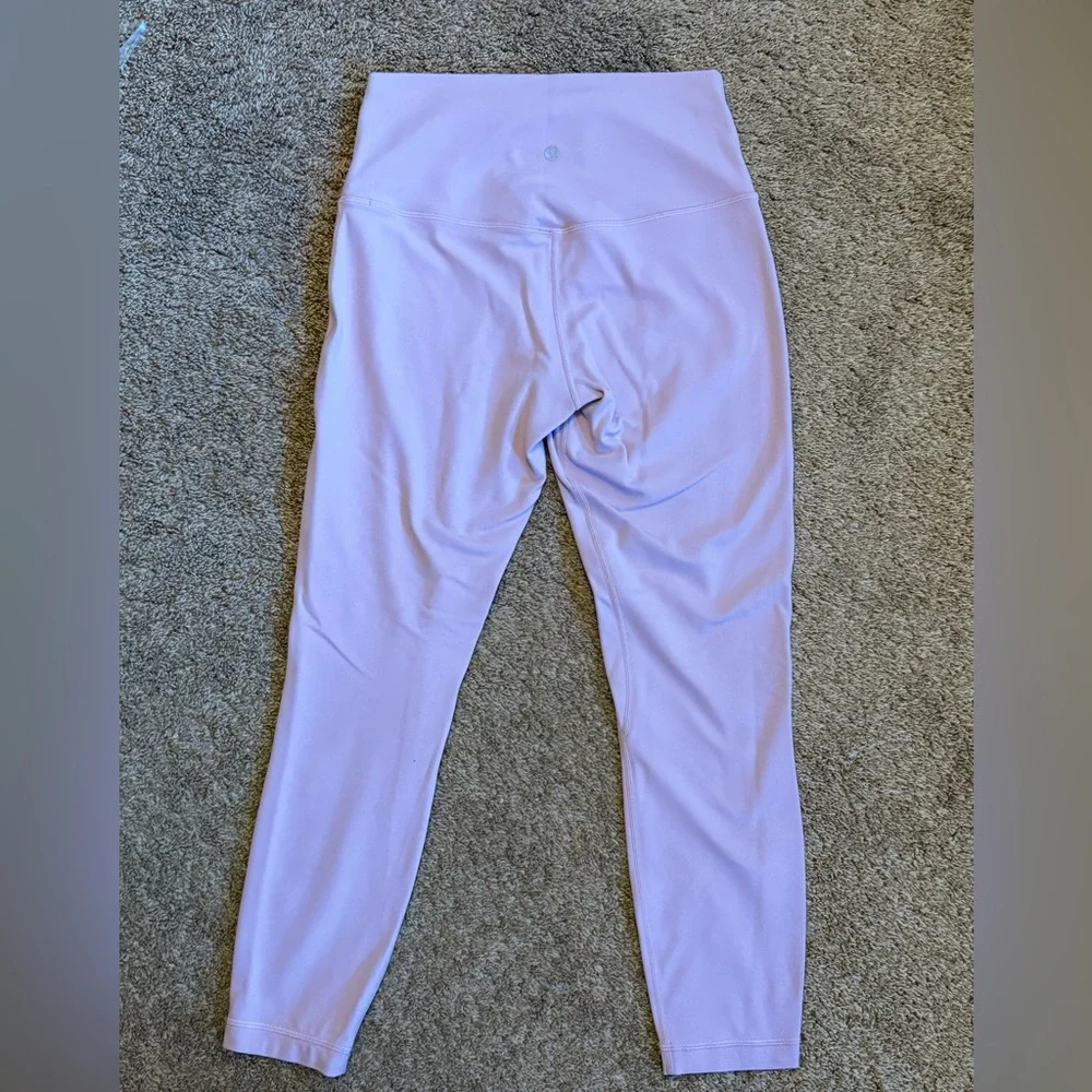 Lululemon Peony Pink 25” HR Align leggings sz 8 - Picture 6 of 7